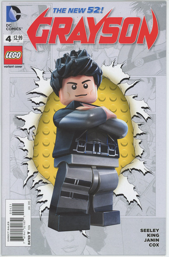 Grayson #4 (2014) - 9.6 NM+ *Lego Variant Cover* New 52