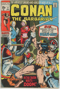 Conan the Barbarian #2 (1970) - 3.5 VG- *1st Appearance Beast Men*