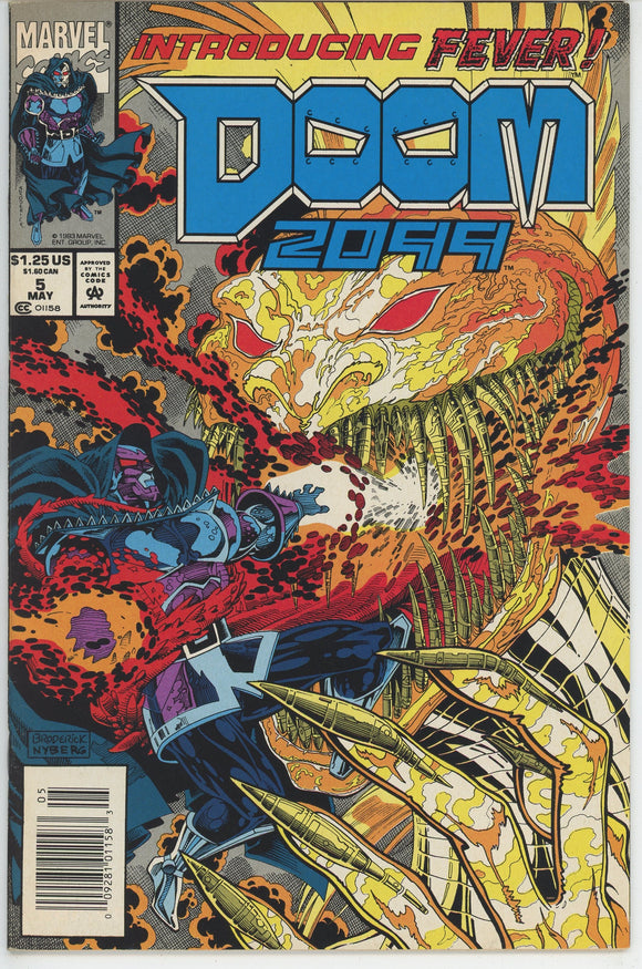 Doom 2099 #5 (1993) - 9.0 VF/NM *This Man Condemned* Newsstand