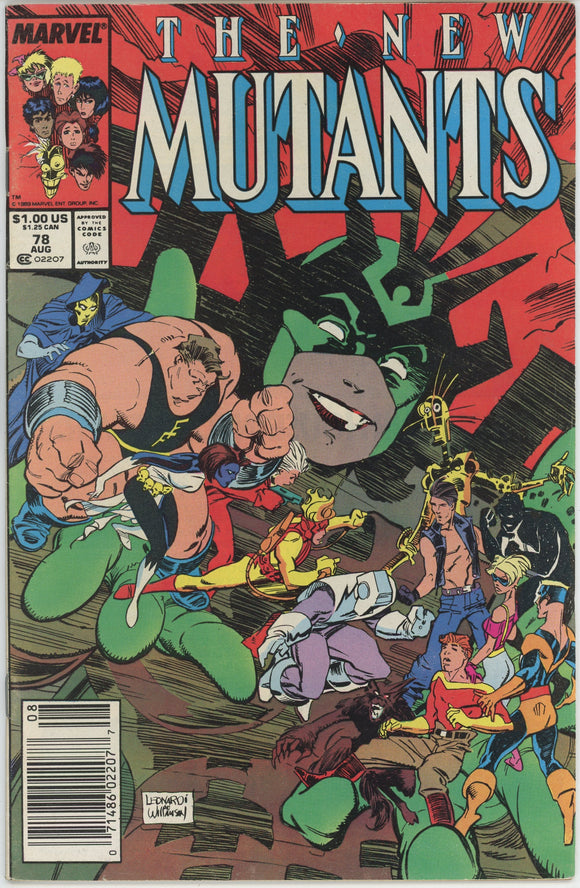 New Mutants #78 (1983) - 7.0 FN/VF *Hela/Freedom Force* Newsstand