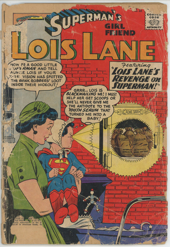 Superman's Girl Friend Lois Lane #32 (1958) - 0.5 PR *Revenge on Superman*