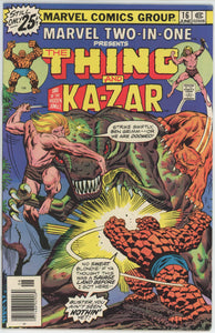 Marvel Two In One #16 (1974) - 6.0 FN *Thing/Kazar*