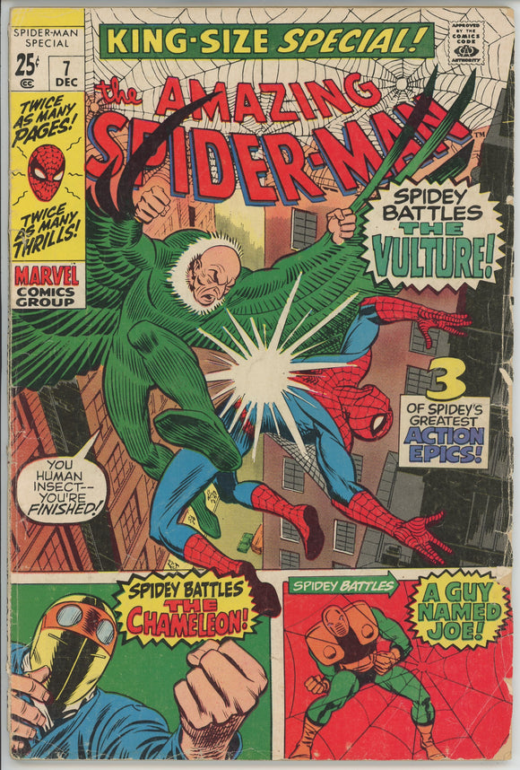 Amazing Spiderman Annual #7 (1963) - 2.5 GD+ *ASM #1 Reprint*