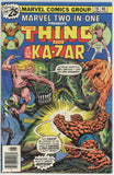 Marvel Two In One #16 (1974) - 8.5 VF+ *Thing/Kazar*