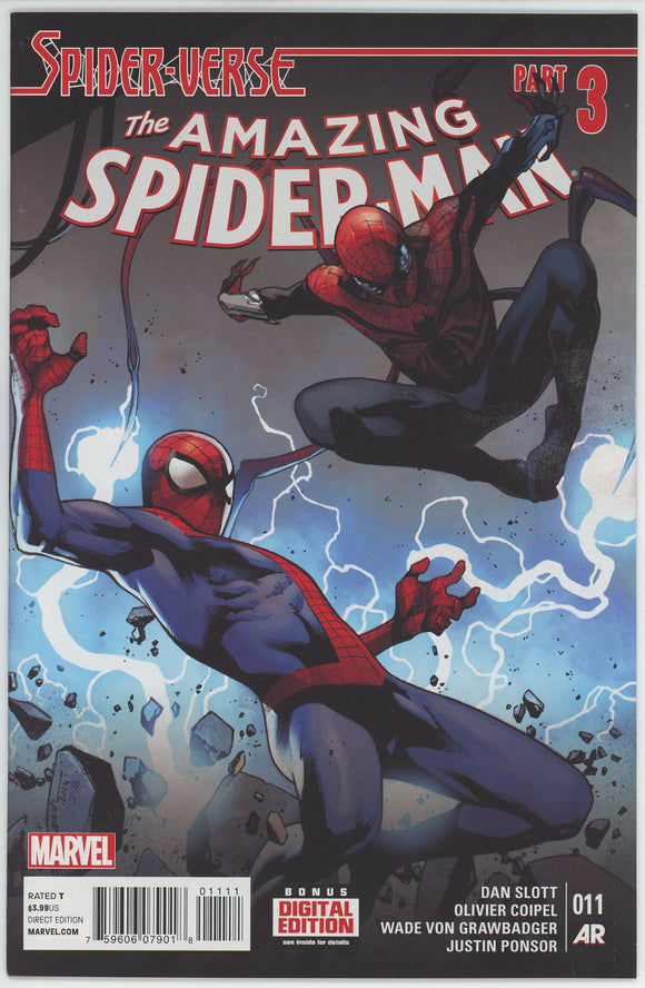 Amazing Spider Man #11 (2014) - 9.6 NM+ *Spider-Verse*