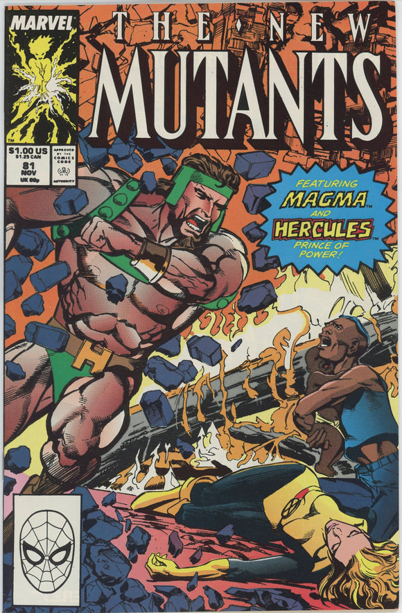 New Mutants #81 (1983) - 7.0 FN/VF *Faith/Hercules*