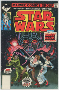 Star Wars #4 (1977) - 4.0 VG *In Battle with Darth Vader* 2nd Print