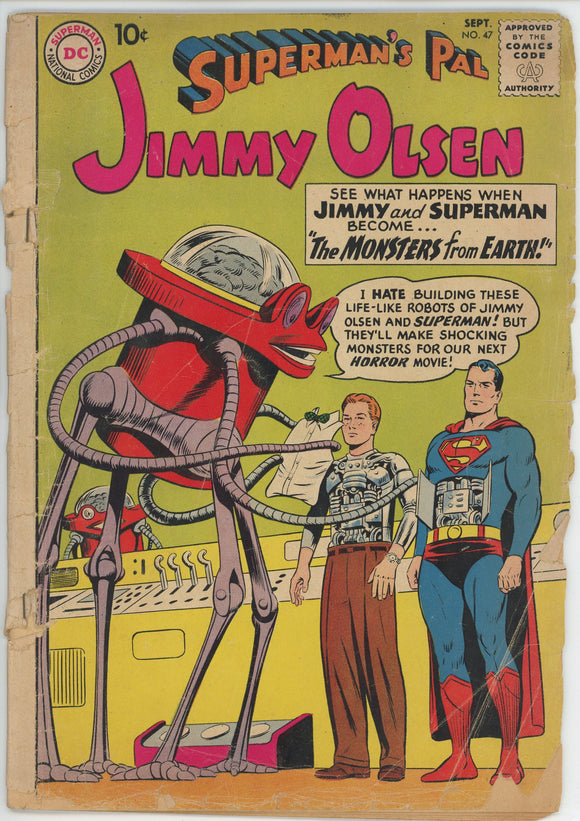 Superman's Pal Jimmy Olsen #47 (1958) - 1.0 FR *The King of Crime*