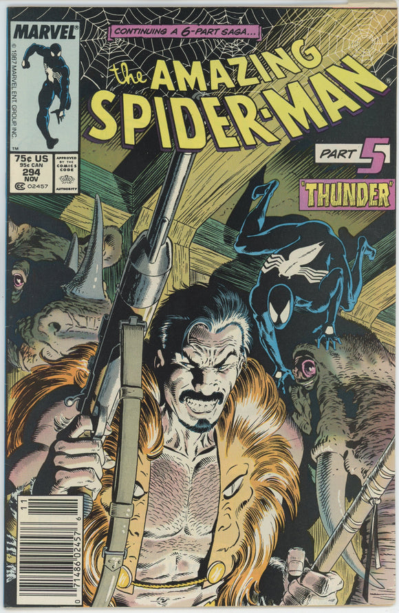 Amazing Spider Man #294 (1963) - 9.0 VF/NM *Death of Kraven* Newsstand