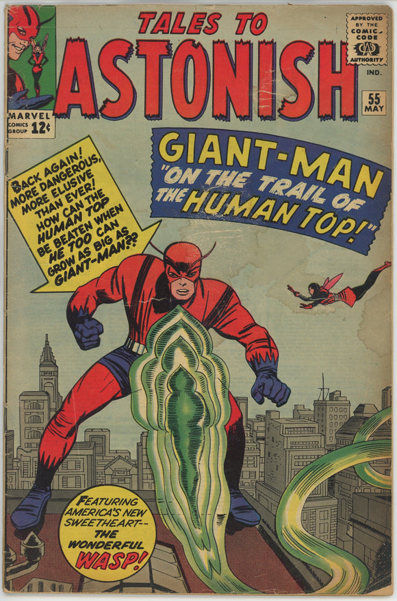 Tales To Astonish #55 (1959) - 2.5 GD+ *On the Trail of the Human Top*