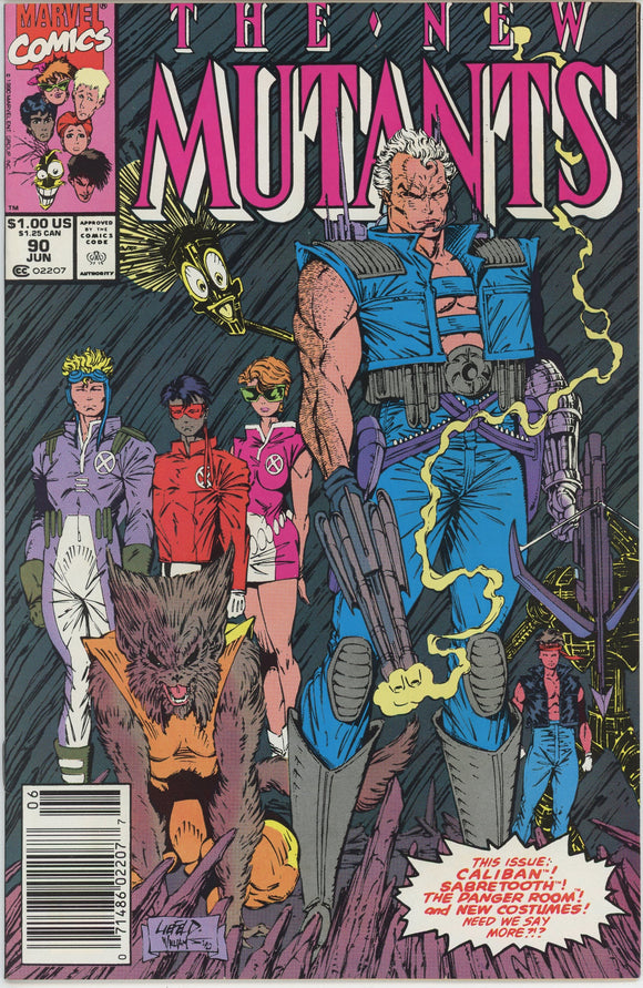 New Mutants #90 (1983) - 8.0 VF *To Hunt the Hunter* Newsstand