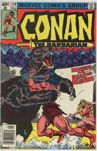 Conan the Barbarian #110 (1970) - 6.0 FN *Beware the Bear of Heaven*