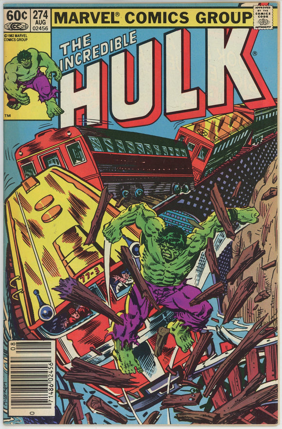 Incredible Hulk #274 (1962) - 6.0 FN *Home the Hard Way*