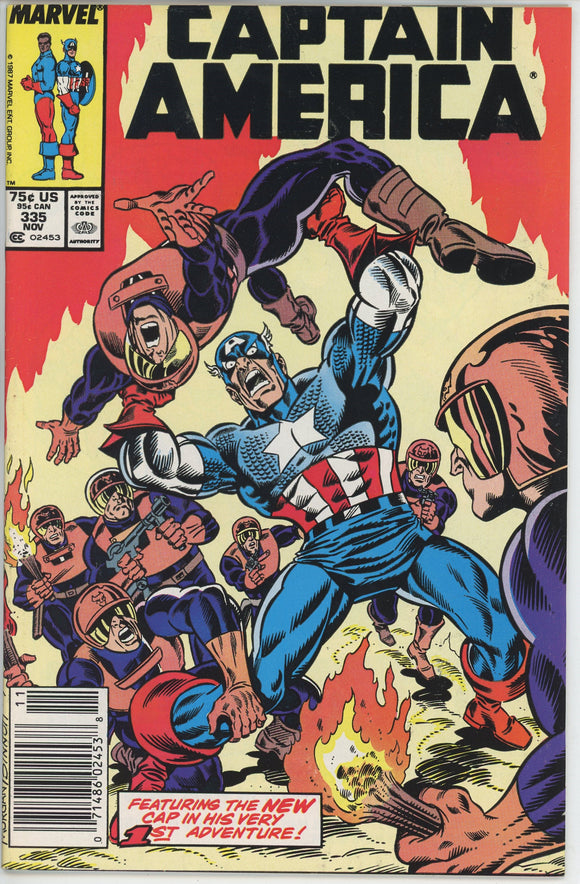 Captain America #335 (1968) - 9.4 NM *1st Appearance Watchdogs* Newsstand