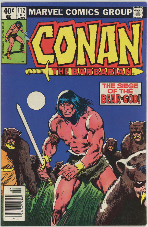 Conan the Barbarian #112 (1970) - 7.5 VF- *Buryat Besieged*