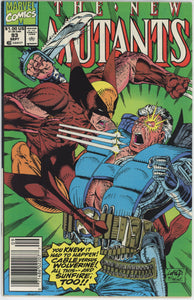 New Mutants #93 (1983) - 8.5 VF+ *Cable/Wolverine* Newsstand