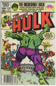 Incredible Hulk #278 (1962) - 6.5 FN+ *Amnesty/Avengers*