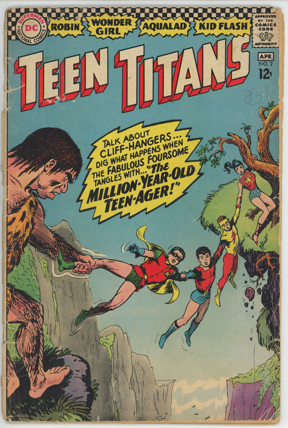 Teen Titans #2 (1966) - 1.0 FR *1st Appearance Garn*