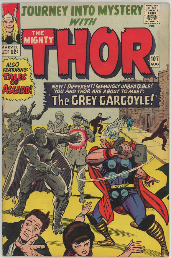 Thor #107 (1962) - 2.0 GD *1st Appearance Grey Gargoyle* Journey Into Mystery