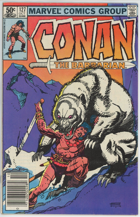 Conan the Barbarian #127 (1970) - 7.0 FN/VF *Snow Haired Woman*