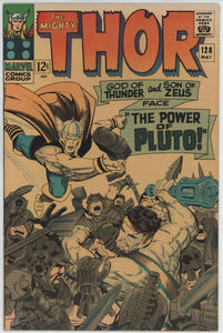 Thor #128 (1962) - 5.0 VG/FN *The Power of Pluto/Hercules*