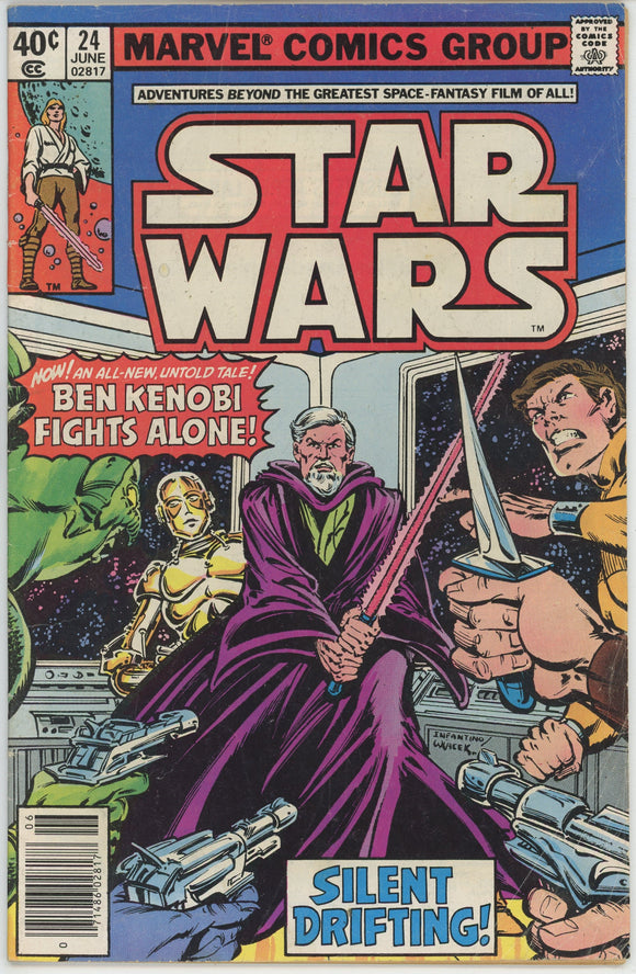 Star Wars #24 (1977) - 3.0 GD/VG *Silent Drifting*