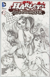 Harley's Little Black Book #1 (2015) - 9.4 NM *J Scott Campbell Pencil Variant*