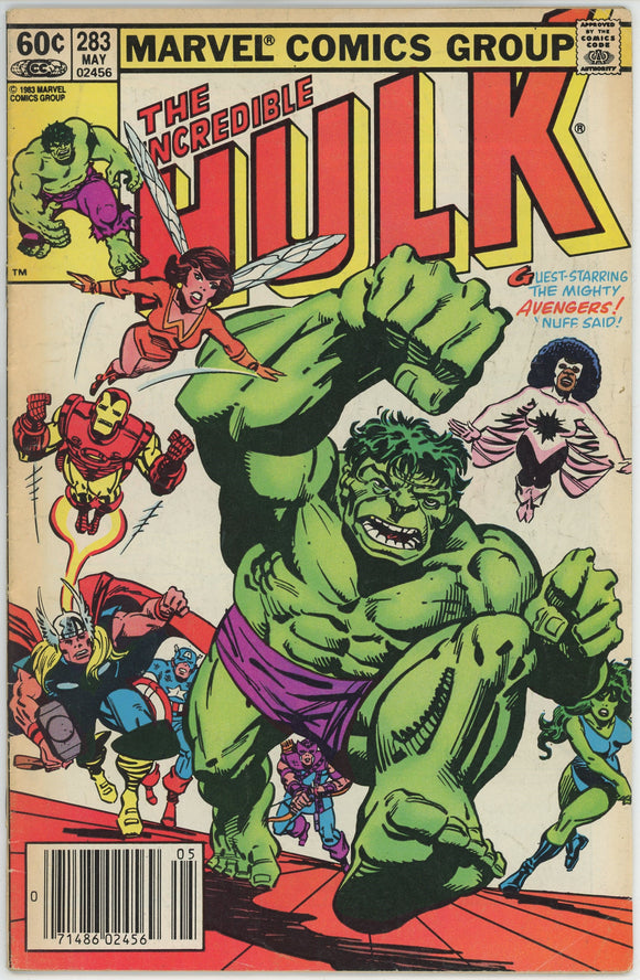 Incredible Hulk #283 (1962) - 4.0 VG *Follow the Leader/Avengers*