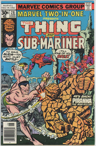 Marvel Two In One #28 (1974) - 9.2 NM- *Thing/Sub-Mariner*