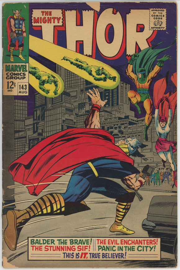 Thor #143 (1962) - 2.5 GD+ *Soon Shall Come the Enchanters*