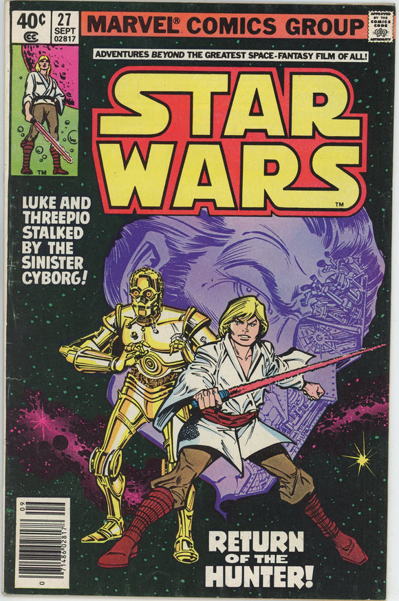 Star Wars #27 (1977) - 5.5 FN- *The Return of the Hunter*