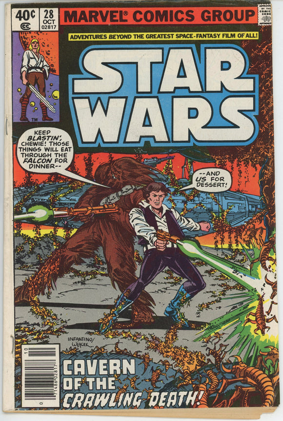 Star Wars #28 (1977) - 3.5 VG- *Whatever Happened to Jabba the Hut?*