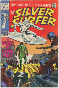 Silver Surfer #10 (1968) - 5.0 VG/FN *A World he Never Made*