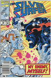 Silver Surfer #64 (1987) - 9.0 VF/NM *Inner Turmoil/Captain Marvel* Newsstand