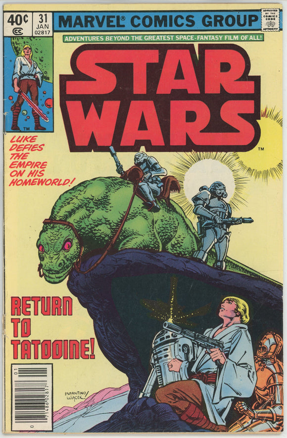 Star Wars #31 (1977) - 4.0 VG *Return to Tatooine*