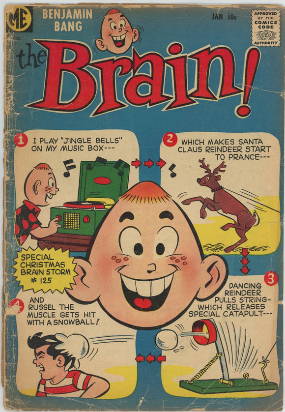 The Brain #6 (1956) - 1.0 FR *Dan DeCarlo Art*