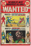 Wanted the World's Most Dangerous Villains #8 (1972) - 6.0 FN *Flash/Big Freeze*