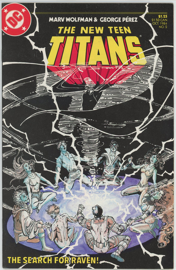 New Teen Titans #2 (1984) - 8.5 VF+ *The Search for Raven*