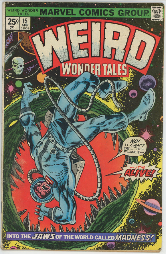 Weird Wonder Tales #15 (1973) - 3.5 VG- *The Man Who Owned the World*