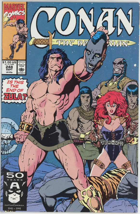 Conan the Barbarian #248 (1970) - 9.0 VF/NM *The Peril and the Prophecy*