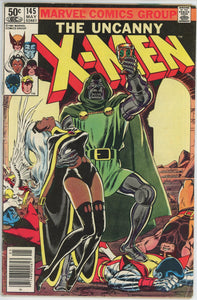 Uncanny X-Men #145 (1963) - 5.5 FN- *Great Doctor Doom Cover*