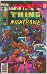 Marvel Two In One #34 (1974) - 8.5 VF+ *Thing/Nighthawk*