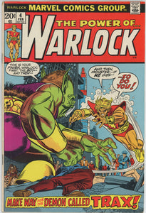 Warlock #4 (1972) - 6.0 FN *Come Sing a Searing Song of Vengeance*