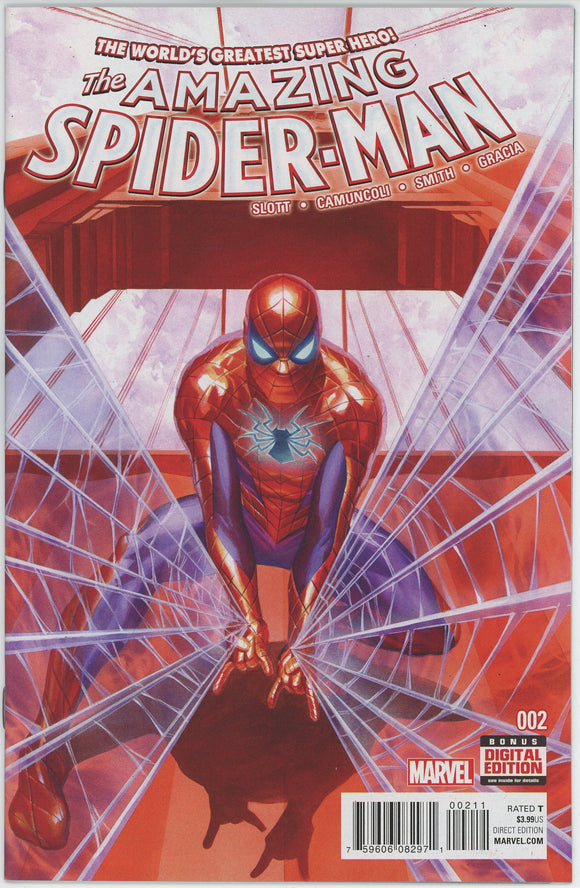 Amazing Spider Man #2 (2015) - 9.6-9.8 NM+ *Water Proof*