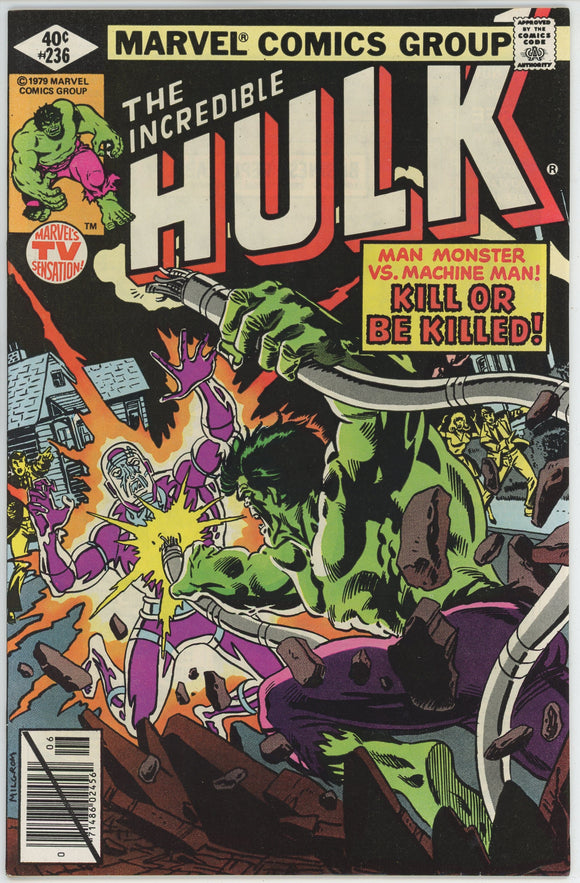 Incredible Hulk #236 (1962) - 8.5 VF+ *Kill or be Killed*