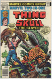 Marvel Two In One #35 (1972) - 7.5 VF- *Skull the Slayer/Thing*