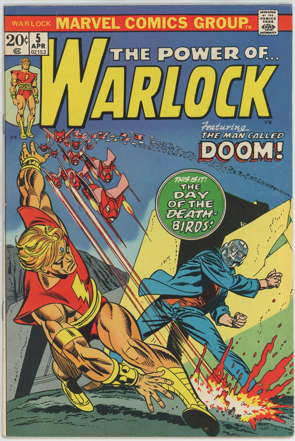 Warlock #5 (1972) - 7.5 VF- *1st App Counter-Earth Dr. Doom*