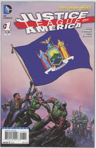 Justice League of America #1 (2013) - 9.4 NM *New York Flag Variant*