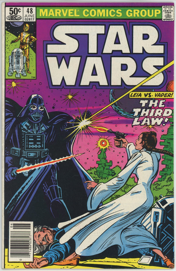 Star Wars #48 (1977) - 7.0 FN/VF *The Third Law* Newsstand