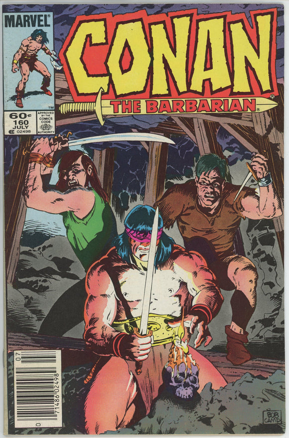 Conan the Barbarian #160 (1970) - 7.5 VF- *Veil of Darkness*